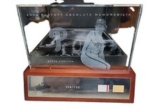 2003 Playoff Absolute Memorabilia Glass Plaque Steve Carlton Phillies #34/100 picture