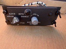 VINTAGE AIRCRAFT AURAL STALL WARNING SWITCH SELECT PANEL 53G9701411 MEMORABILIA picture