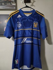Vintage 2012-13 Adidas Tigres UANL Away Jersey Blue Men's Size Medium Liga MX picture