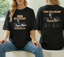 John Mellencamp Tour 2026 Shirt, John Dancing Words Tour 2026 Unisex T shirt S-5 picture