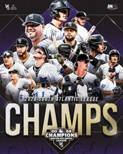 2026 South Atlantic League Champions Baseball Team Celebration Poster picture
