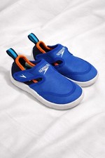Speedo Toddler Summer Water Shoes Size 5-6 Blue -  Fast Shipping picture