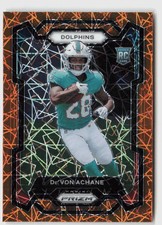 De'Von Achane 2023 Panini Prizm RC Orange Laser Miami Dolphins 007 picture