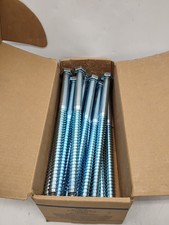 Hard-to-Find Fastener Hex Lag Screws 5/8 x 10 in Zinc Plated Steel 14-Piece Set picture