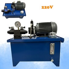 40L Small Hydraulic System 220V 3PH Hydraulic Pump Hydraulic Station 750W picture