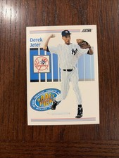 Derek Jeter Rookie 1993 Score New York Yankees Rookie Card RC #489 picture