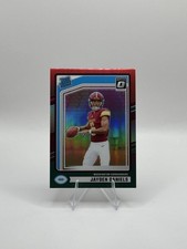 Jayden Daniels - 2024 Panini Donruss Rated Rookie Red & Green - Commanders picture