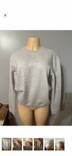 SKIMS Classic Crewneck Sweatshirt in Heather Gray NWOT picture