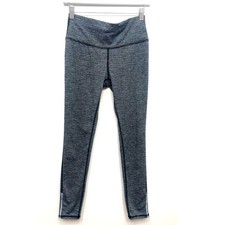 prAna Women’s Small Heather Gray Black Yoga Leggings High Rise Activewear Pants picture