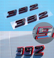 black red 392 Emblems 392 Side Fender Badge 3D for 392 Emblem  2pcs picture