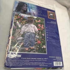 VTG 2002 JANLYNN PLATINUM COLLECTION NEW ADVENTURES Counted Cross Stitch Kit USA picture