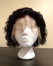 RPG Hair Lace Front Wig Natural Curly 180% Density BOB Hairstyle picture