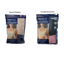 GapBody Women's 2-Pack Seamless Cotton Comfort Bra picture