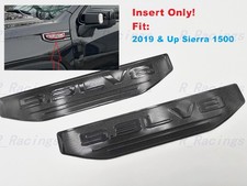 Pair Gloss Black 5.3L V8 Insert Emblems 2019 & Up Sierra 1500 Fender Vent picture