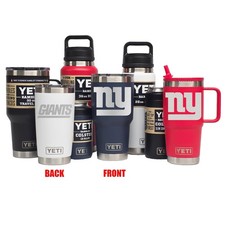New York Giants YETI Laser Engraved Tumblers, Mugs, Can Colsters and Bottles picture