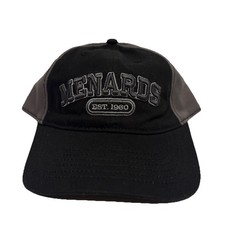 Vintage MENARDS EST. 1960 Black & Gray Adjustable Hat Embroidered picture