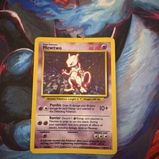 Mewtwo - 10/102 - Holo Rare - Base Set Unlimited - Pokemon Card Mp picture