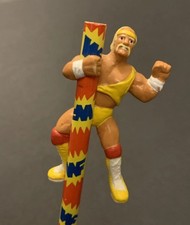 VTG Hulk Hogan Pencil Topper with unsharpened pencil.  WWF WWE Titan Sports 1990 picture