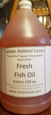Lenon's Fresh Fish Oil Used As An Attractant Lure Or By Bait & Lure Gallon picture