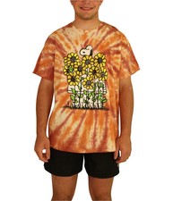 Junk Food Mens Snoopy Flowers Graphic T-Shirt picture