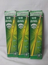 New 36 Dixon Ticonderoga Cedar Wood Soft Pencil #2 HB 3 Boxes 12 Pencils Each picture