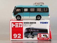 Vintage TOMY Tomica 92 Toyota Coaster Minibus / April News Leaflet included picture