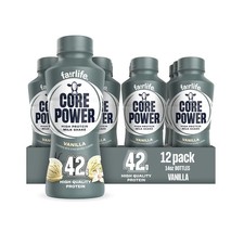 Core Power Elite High Protein Shake, Vanilla, 42g Bottle, 14oz, 12 Pack picture