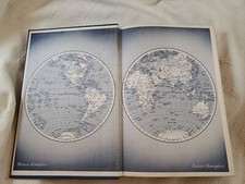 Vintage 1950 Hammonds Complete World Atlas Hardback Book, World in Maps, People picture