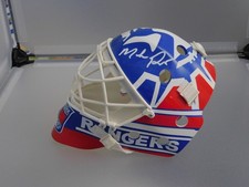 Mike Richter Signed Auto Vintage EA Sports NY Rangers Mini Goalie Mask JSA COA picture