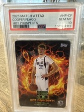 2025-26 Topps Match Attax - Hot Prospects Cooper Flagg #HP-CF (RC) Gem Mint 10 picture