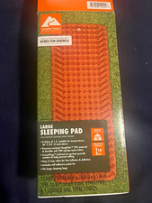 Ozark Trail Large Orange Self-Inflating Insulated Sleeping Pad w/ Patch Kit picture