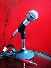 Vintage 1970's Shure PE585 / 585SA Dynamic cardioid microphone w accessories # 2 picture