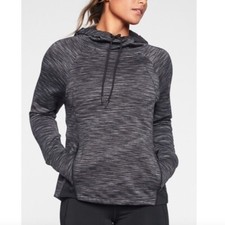 Athleta space dye gray black hoodie large picture