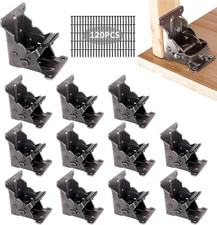 4-12 Pack Locking Hinge for Folding Table Brackets, Heavy Duty Folding Brackets picture