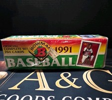 💥 1991 Bowman Baseball Factory Sealed Complete Set 704 Cards Chipper Jones RC picture