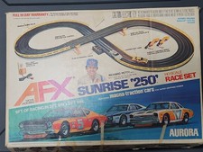 Vintage 1977 Aurora AFX Slot Car Race Set Box Only Richard Petty Toy Sunrise 250 picture