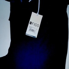 Set of 3 FIGS Lemaire Slim Flare Tall Scrub Pants Navy XS Women Medical picture