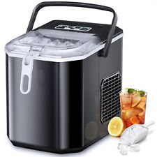 COWSAR Countertop Ice Maker, 2 Sizes 9 Bullet Ice Cubes in 6 Mins 26.5lbs / 24H picture