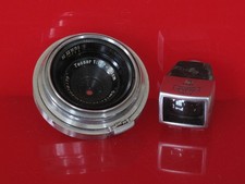 Carl Zeiss Jena 2.8cm f:8 Tessar lens with 432/3 finder,  US SELLER 