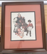 Jim Davis Signed Garfield Waltz Lithograph 847/2500 Framed Garfield Rockwell  picture