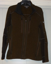 KÜHL Interceptr Sweater Fleece Jacket Mens L Olive Green Full Zip Hiking Outdoor picture