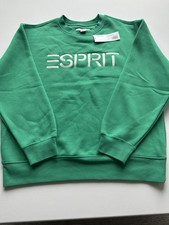 Esprit Green Crewneck Sweatshirt Women’s Size S Logo Pullover New With Tags picture
