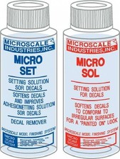 Microscale MI-1 Micro Set & MI-2 Micro Sol set | Decal Setting Solution/Remover picture