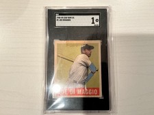 1948 leaf Joe Dimaggio SGC 1 (no creases) picture
