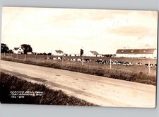 c1945 Keating Bros Farm Cows Fort Atkinson Wisconsin WI RPPC Real Photo Postcard picture
