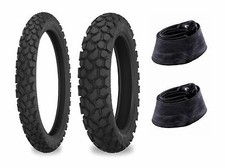 Shinko 3.00-21 & 4.60-18 700 Tires & Tubes XR250L,Kawasaki KLX250S,Suzuki DR350S picture