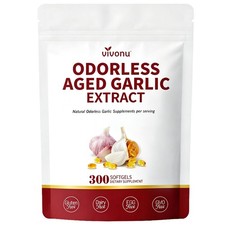 VivoNu Odorless Aged Garlic Extract Softgels Adult Daily Nutritional Supplement picture