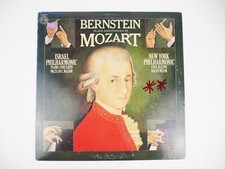 BERNSTEIN PLAYS AND CONDUCTS MOZART LP PIANO CONCERTO NO. 25 IN C MAJOR DEMO VG+ picture