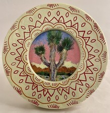 Original Joshua Tree Desert Landscape Painting Boho Southwest Framed Art picture