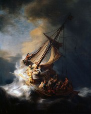 Storm on the Sea of Galilee by Rembrandt,  Giclee Canvas Print, various sizes picture